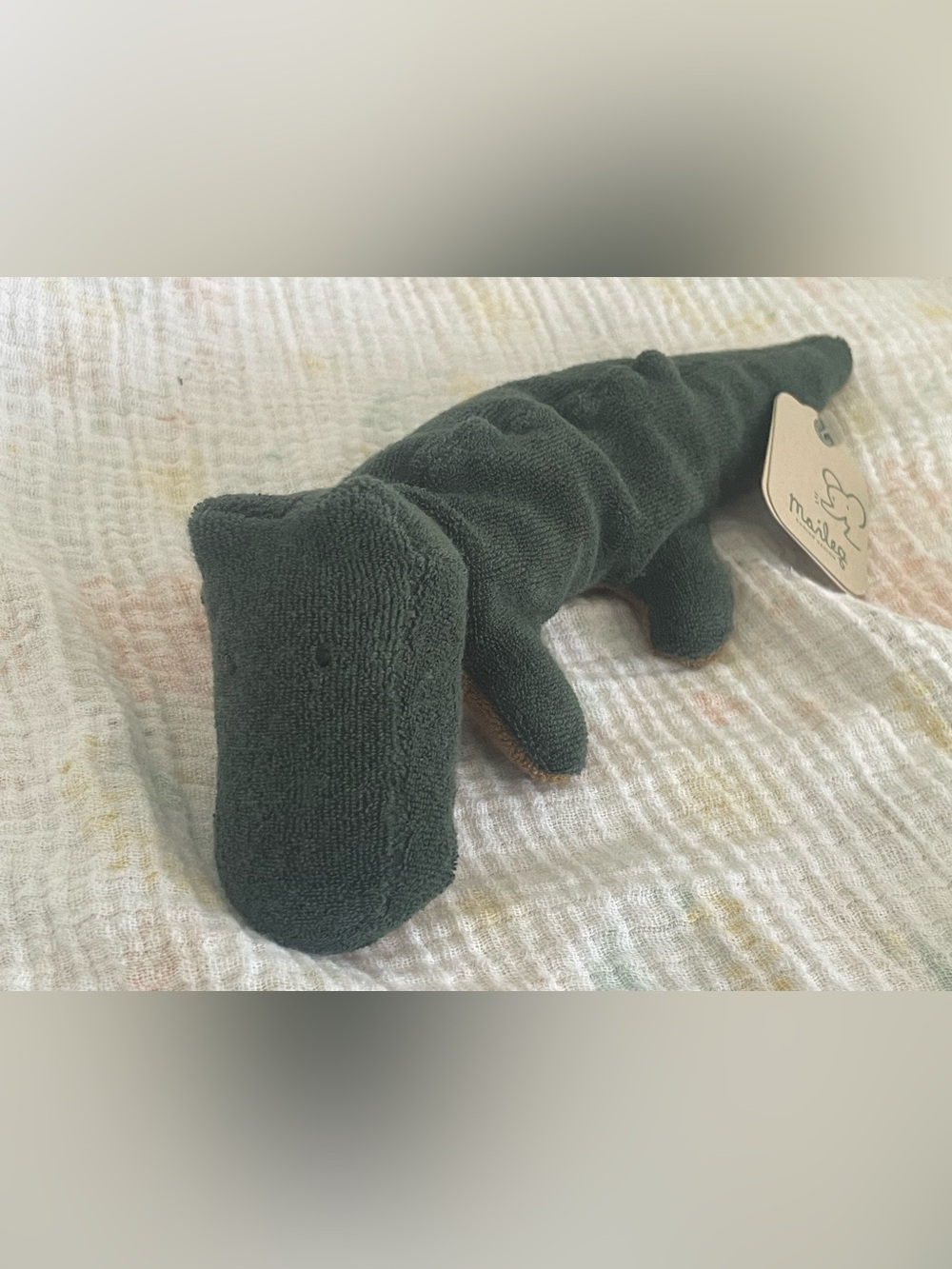 Maileg Little Mini Crocodile Plush Safari Friends